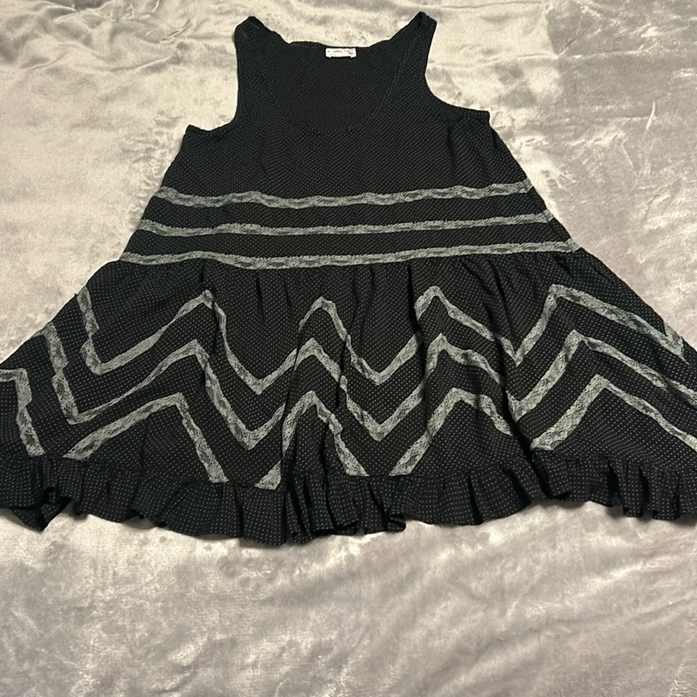 Intimately Free People lace and voile trapeze dress
